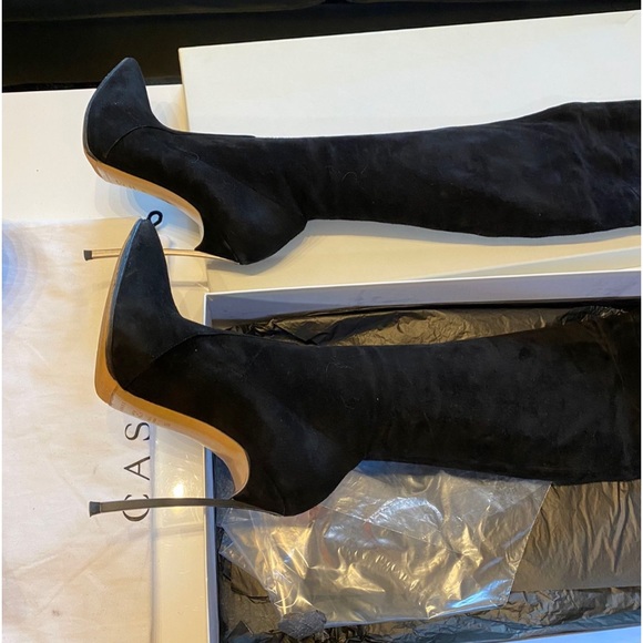 CASADEI OVER THE KNEE SUEDE BOOTS - Picture 6 of 9